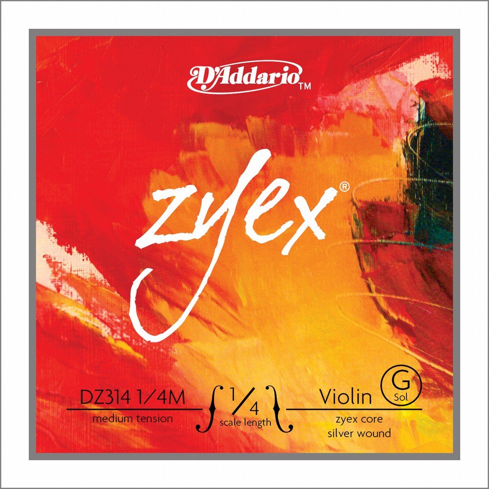 D'Addario Zyex - Violino Bulk 10 G 1/4 Med (DZ3141/4M-B10)