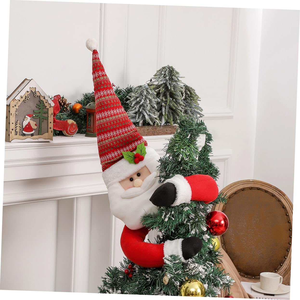 Garneck Weihnachtsbaumspitze Stern für Baumspitze Weihnachten Weihnachtsdekoration für Drinnen Weihnachtsbaumspitze Stern Weihnachtsbaumschmuck