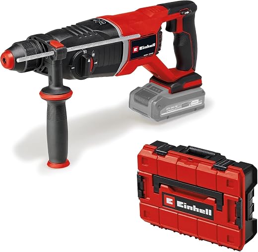 Einhell Professional Akku-Bohrhammer TP-HD 18/26 D Li BL-Solo Power X-Change (18 V, Brushless, 2,6 J, SDS-plus, 26 mm Bohrleistung in Beton,…
