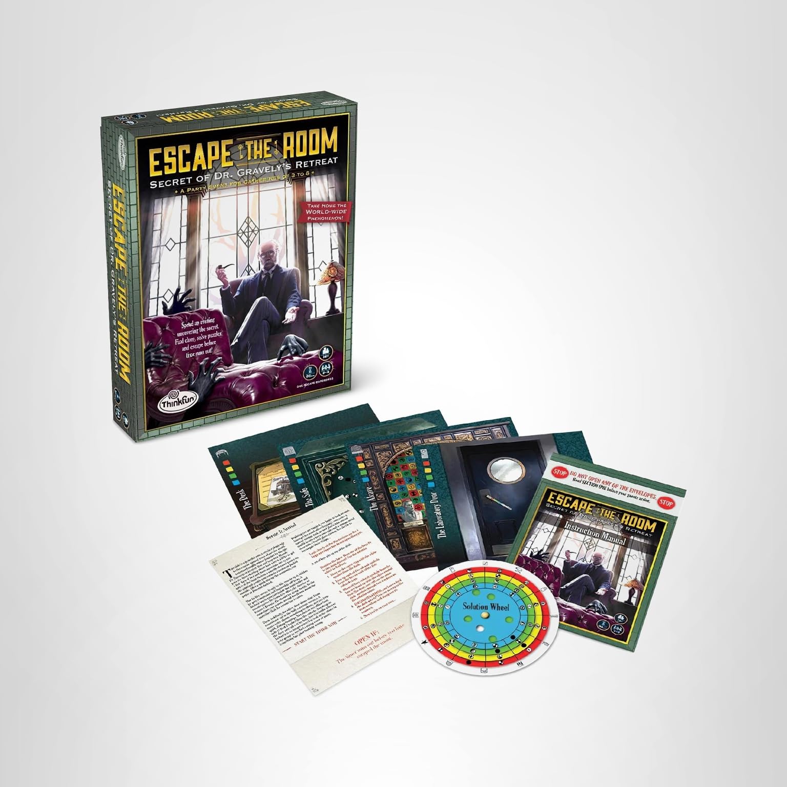 Jeu d'escape game Ravensburger Escape The Room Le Secret de la Retraite du Dr Gravety Ravensburger