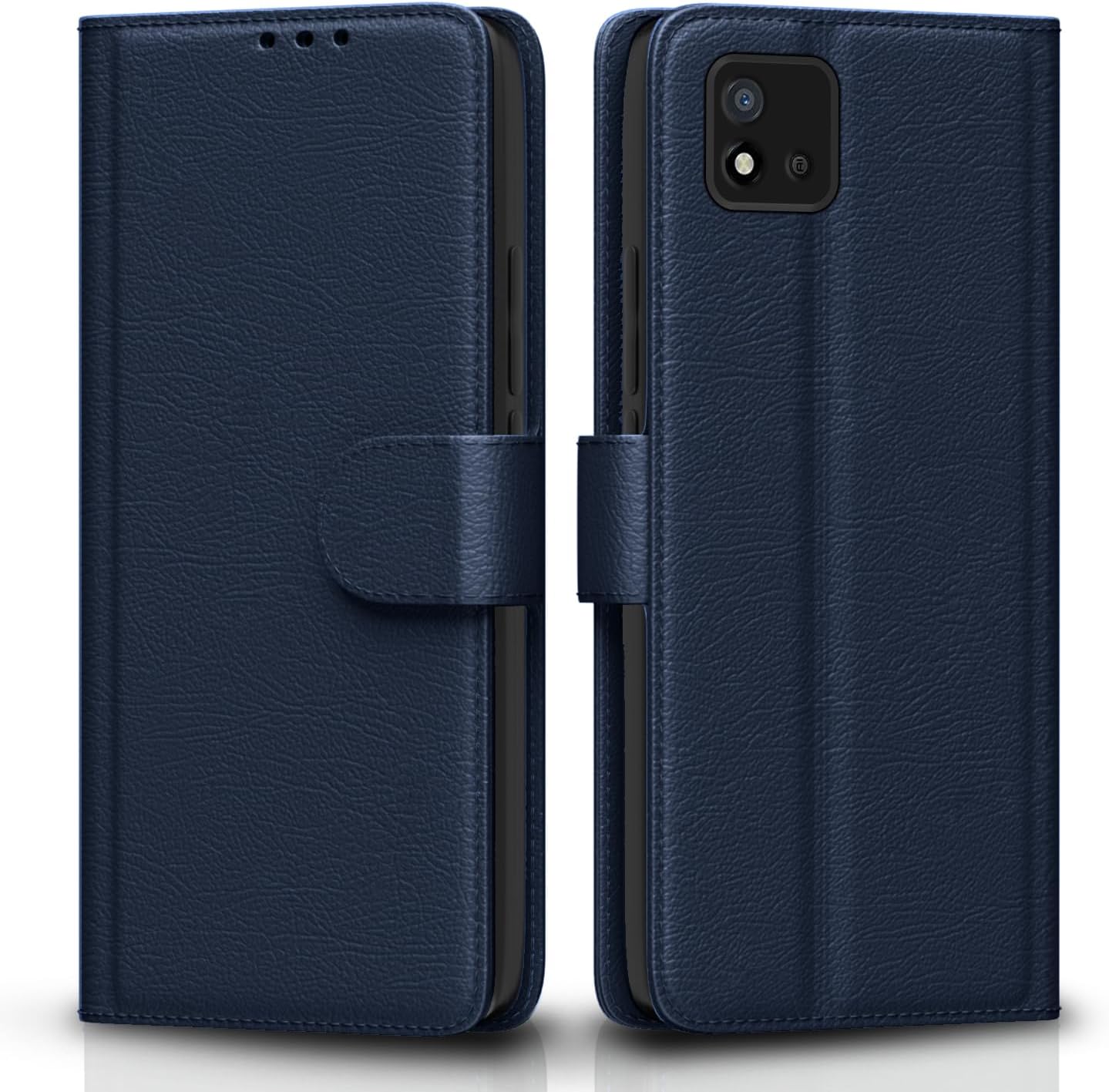 - Realme C11 Flip Case Leather Finish | Inside TPU with Card Pockets | Wallet Stand and Shock Proof | Magnetic Closing | Complete Protection Flip Cover for Realme C11 (Blue)