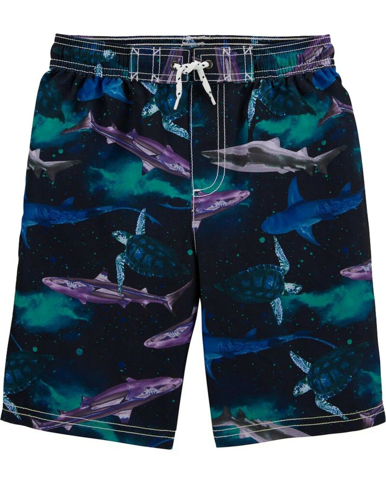 Carter'sFree Combination Boys Rashguard and Swim Trunks (Blue Shark Rashguard
