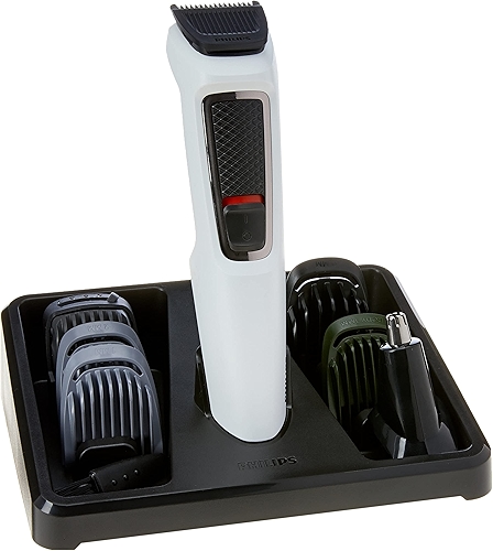 Aparador de Pelos 7 em 1 Philips MG3721/77 Series 3000 Bivolt - Máquina de barba com 7 Acessórios