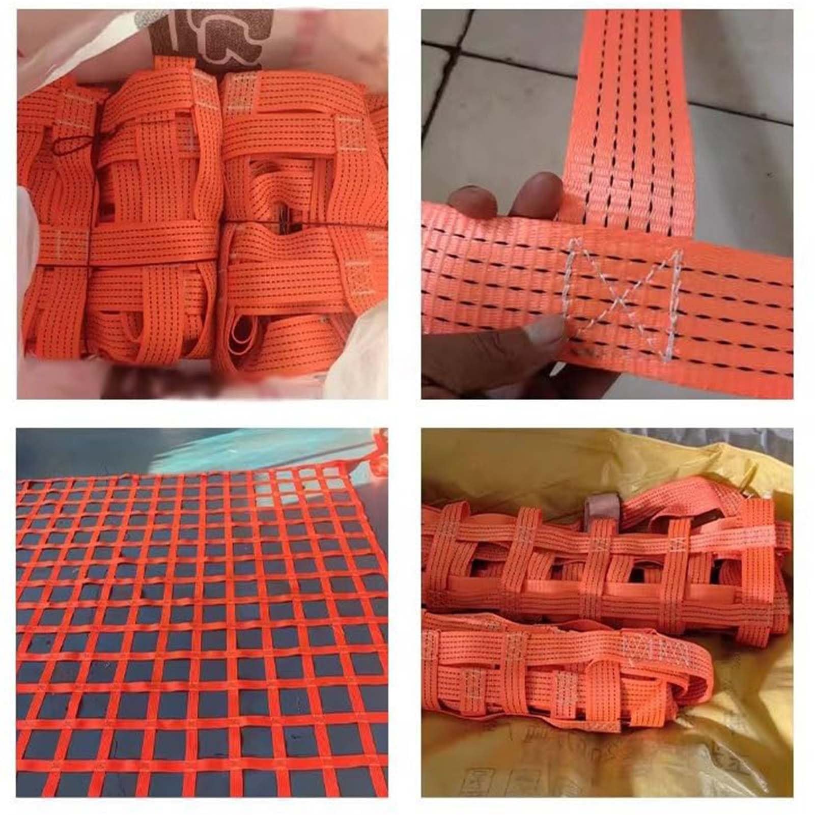 Cargo Hebenetz - Sicherheitsschutznetz für Fracht, Bau und Materialhandhabung, Polyester, Tragfähigkeit 0,3-3,5 Tonnen, Größe 1,5 x 1,5 m, Masche 10 cm