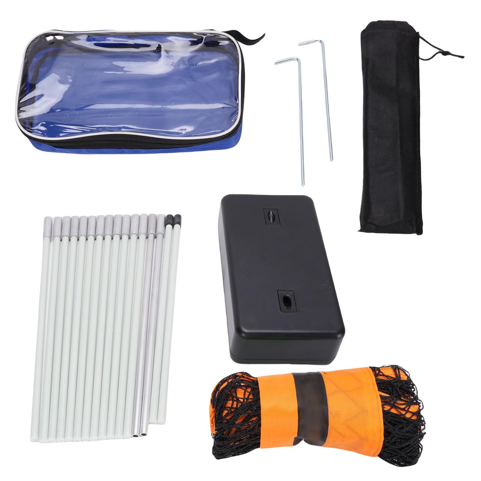 Rete da Badminton, Rete da Tennis Standard Leggera, Portatile, Facile da Installare, con Base Indipendente per Interni Ed Esterni