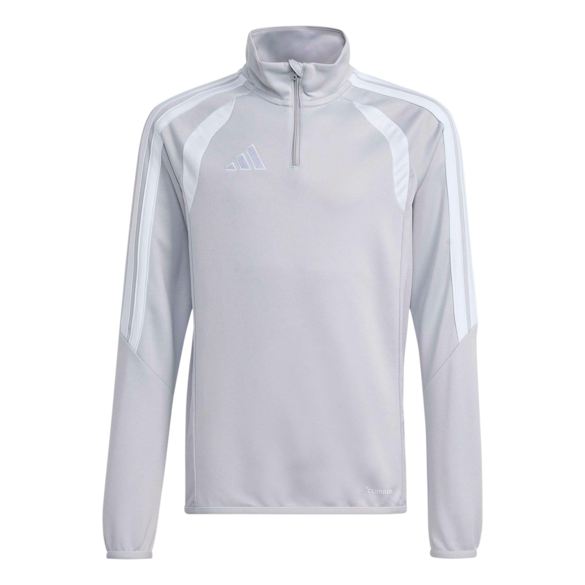 adidas Unisex Kids Tiro 26 League Training Top Kids Sweatshirt, team light grey/white, 13-14 Years