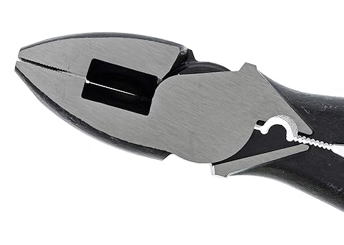 Miniatura 6 de IDEAL Electrical 30-430 Alicates de corte lateral estándar - 9.5 pulgadas, alicates Linesman con nariz de Nueva Inglaterra, troquel de prensado,