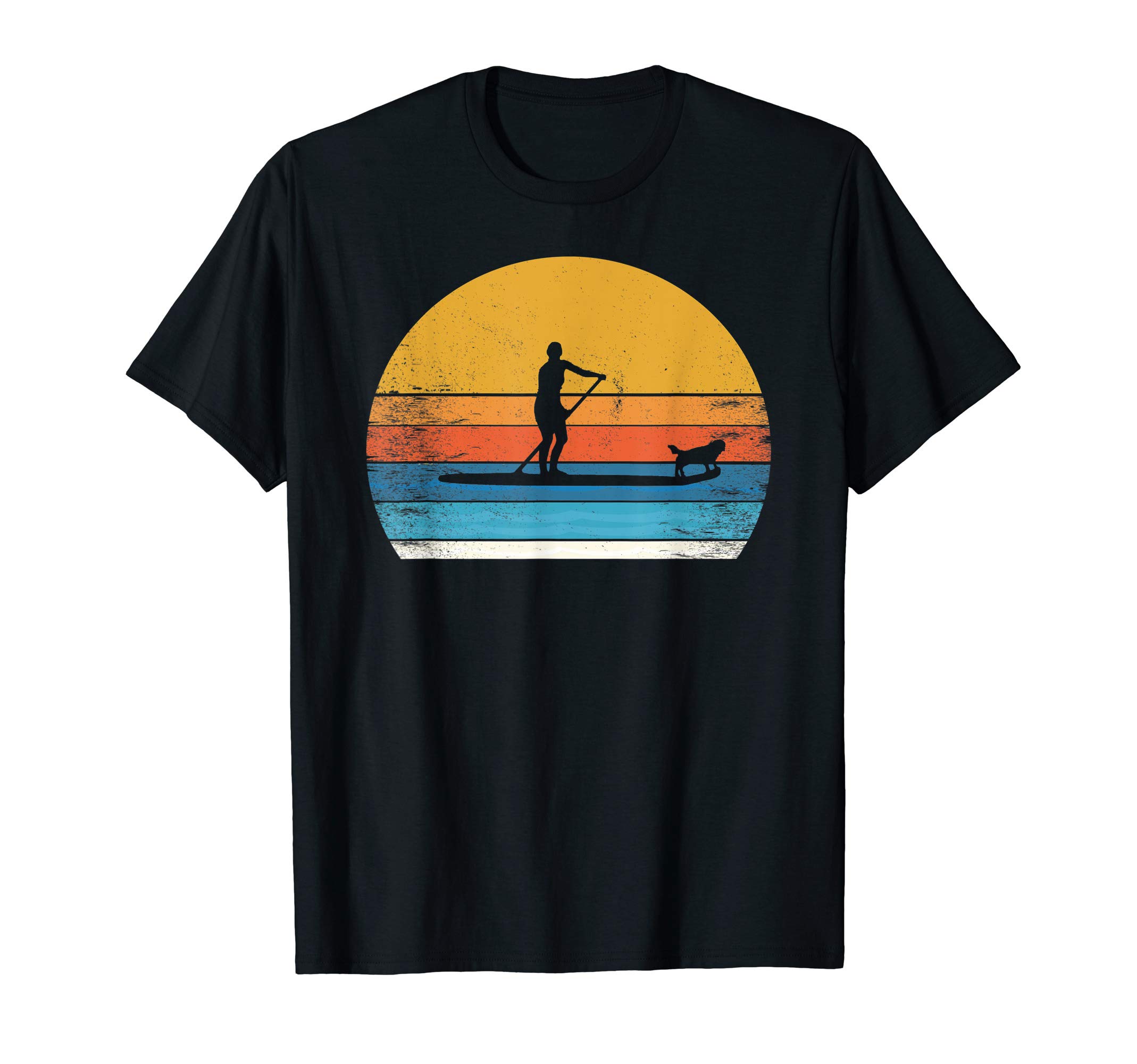 SUP Stand Up Paddle Board Tees Surfing GiftCool funny Stand Up Paddle Board Dog SUP Paddling Boarding T-ShirtOEKO-TEX STANDARD 100