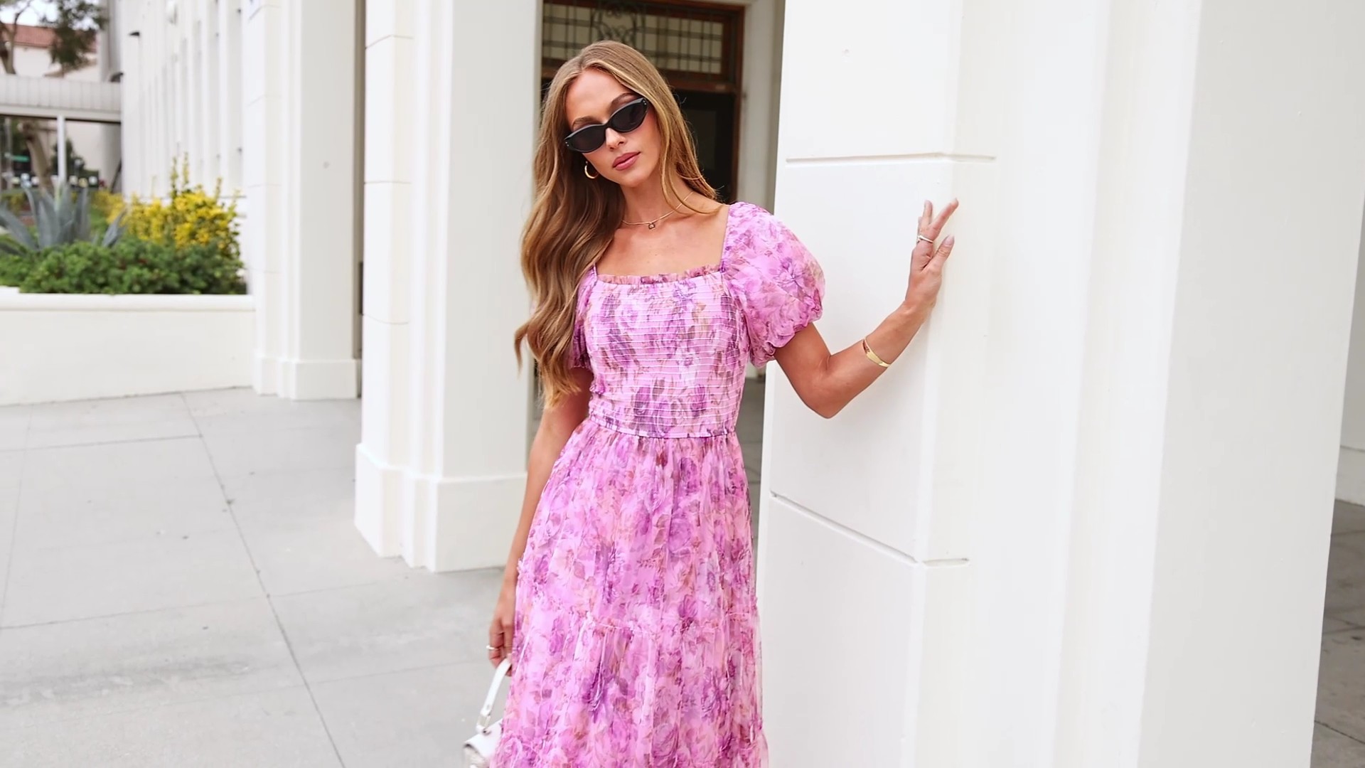 amazon smocked midi dress Watch Women's Floral Smocked Midi Tulle Dress on Amazon Live