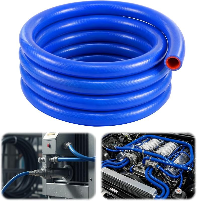 Mangueira de aquecimento em silicone Outus 22 mm azul para radiador e arrefecimento – 3,05 m