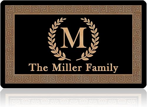 Tapetes de bienvenida personalizados para exteriores para puerta delantera, tapetes de bienvenida personalizados para entrada al aire libre, tapete