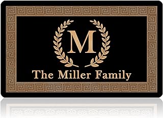 Customized Monogram Welcome Mats Outdoor for Front Door(Made in USA) - C...