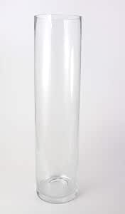 Vase Cylindre Sanya AIR INNA-Glas - Verre Transparent 25cm X 18cm Pour Fleurs Et Photophore