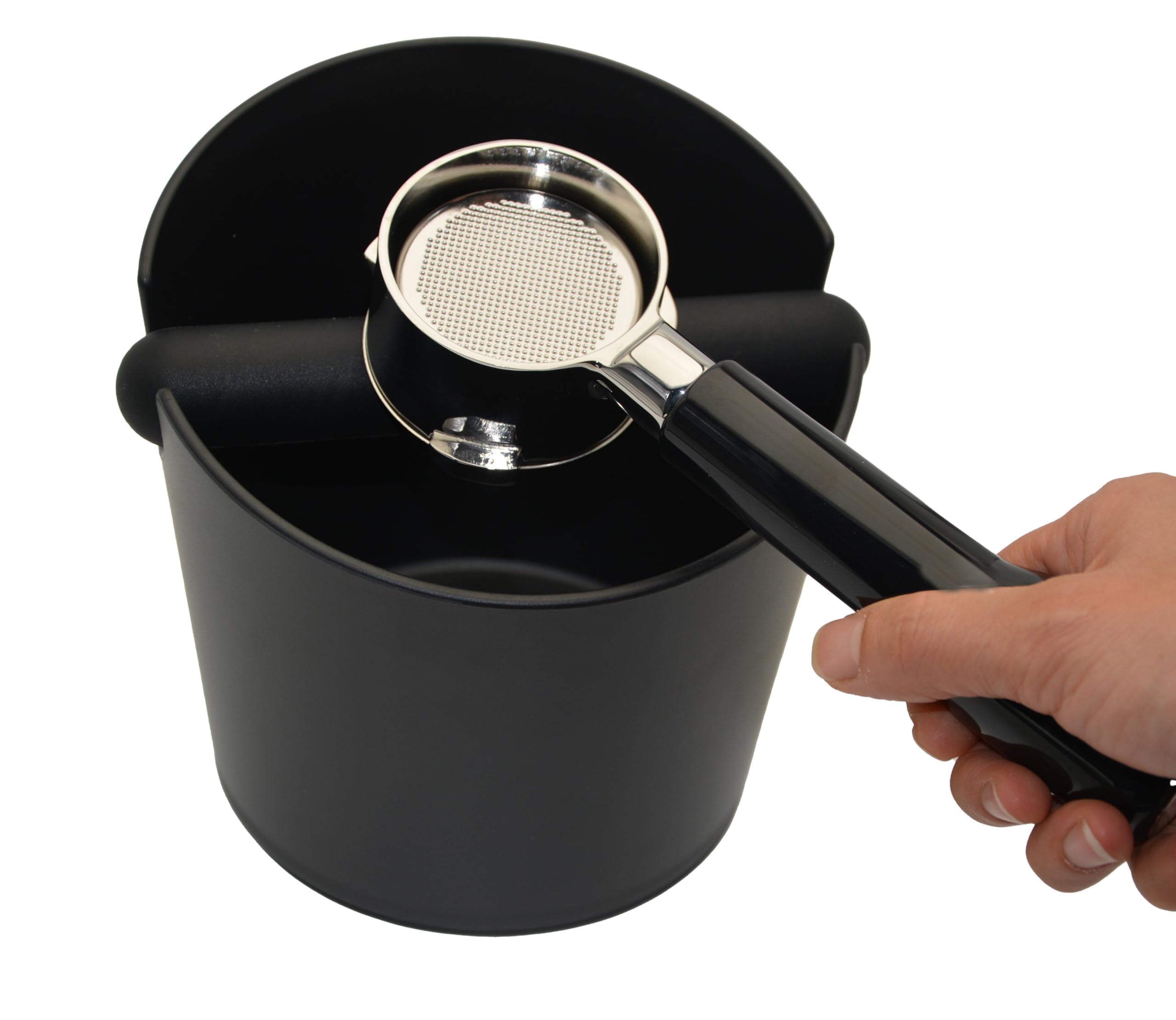 IAOSEN Set di 2 tappetini in silicone per caffè espresso da 16 cm, con barra rimovibile e base antiscivolo, per casa, ufficio, barista, bar, negozio