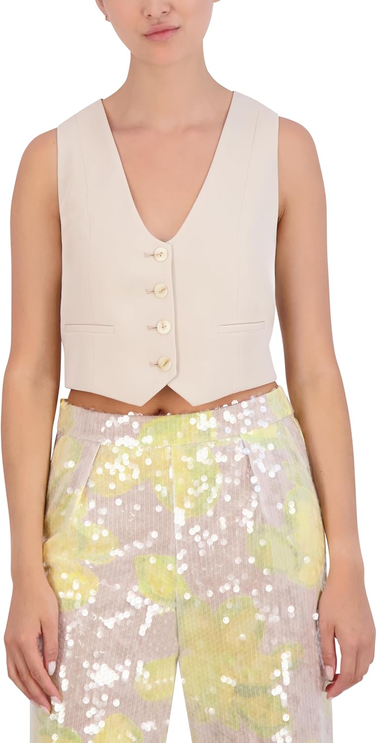 Women's Sleeveless V Neck Vest Top