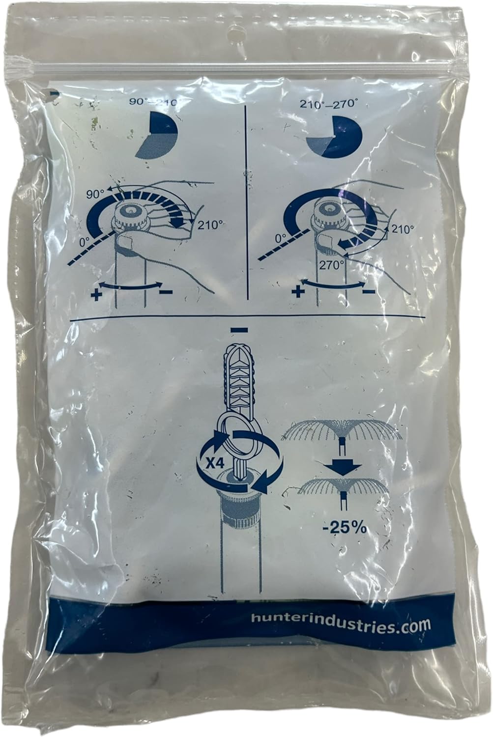 Pack of 10 pcs, Hunter MP Rotator Nozzle MP3000-90, 20ft - 30 ft Radius, 90-degree to 210-degree arc
