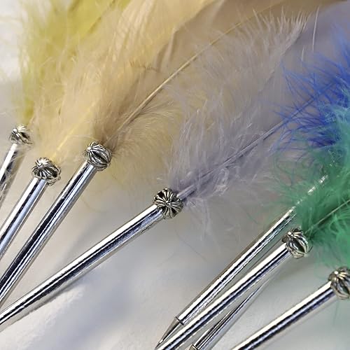 Miniatura 7 de Bolígrafo de plumas, tinta negra, pluma vintage, pluma chapada refinada, bolígrafo para escritura escolar, bolígrafo de firma de regalo de boda