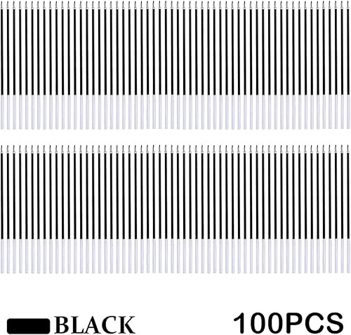 Miniatura 5 de Woohome 108 moldes de resina de silicona para bolígrafos, moldes mágicos 3D para resina epoxi con 100 bolígrafos de repuesto negros y 5 cuentagotas