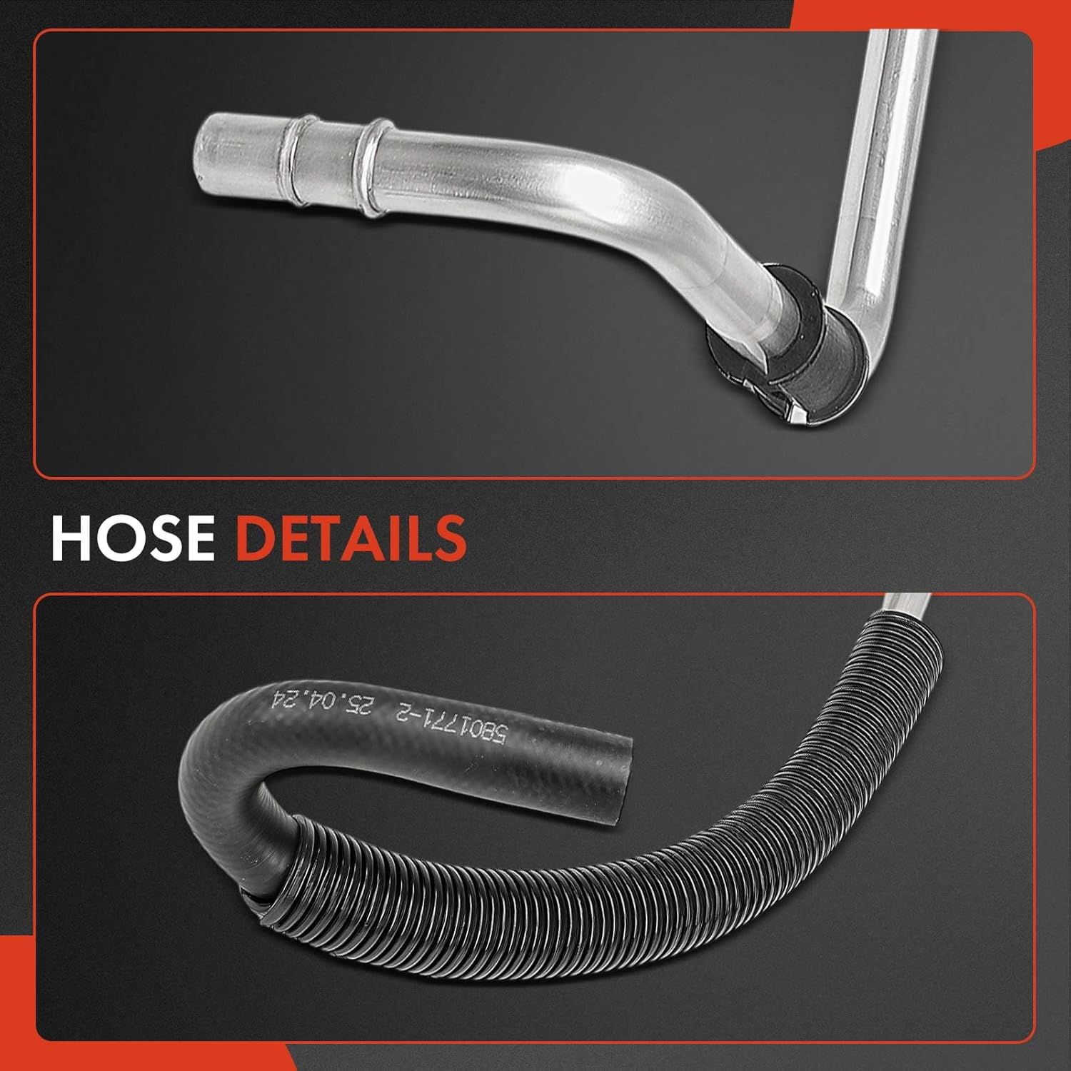 A-Premium Radiator Oil Cooler Inlet (Lower) Automatic Transmission Oil Cooler Line Hose Assembly Compatible with Ford F-150 F150 2011-2014, Expedition 2015-2017 & Lincoln Navigator 2015-2017