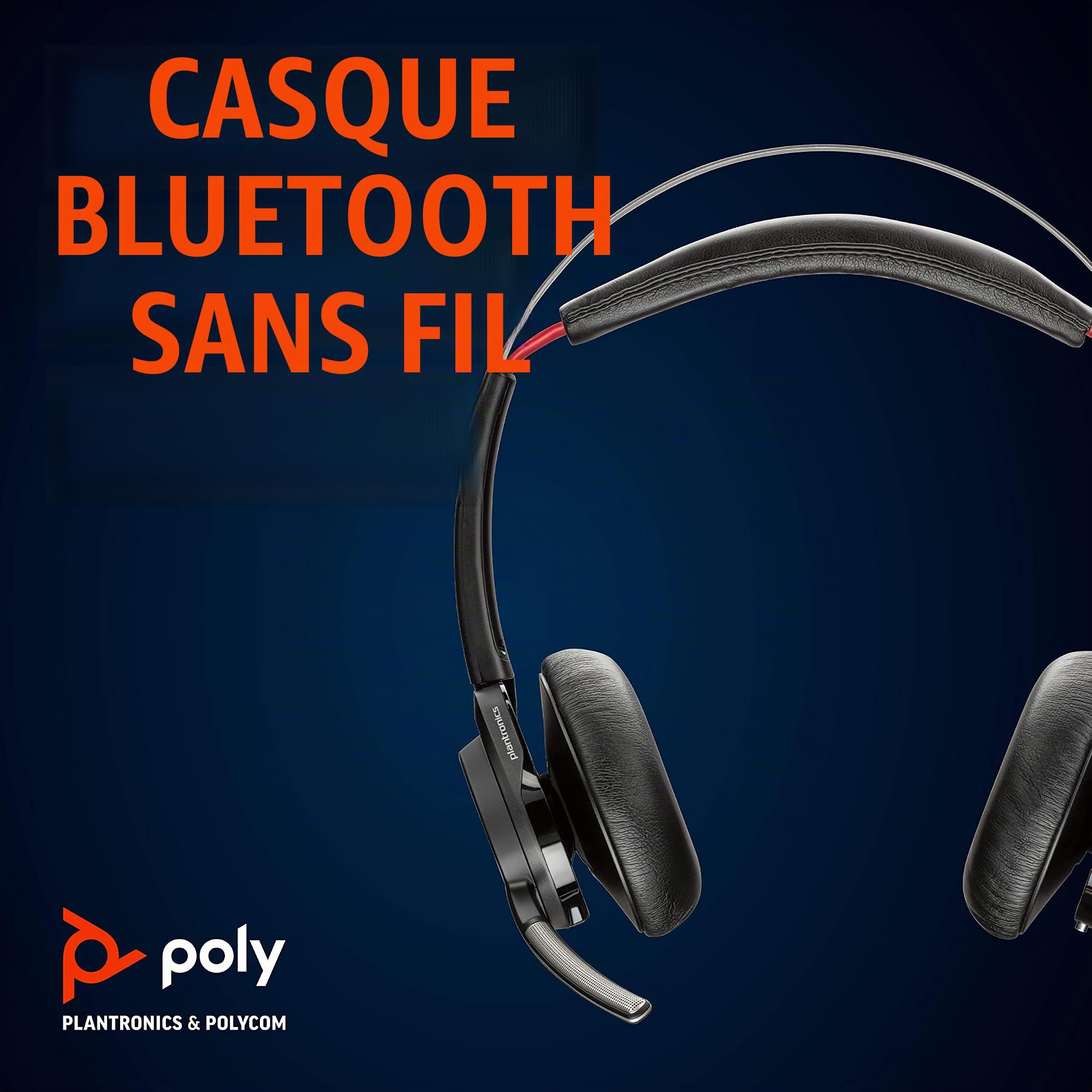 Plantronics Voyager Focus UC B825-M Micro Casque PC Noir