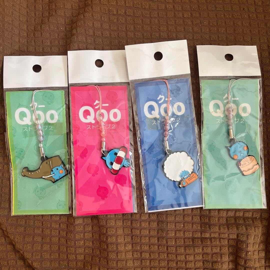 Qoo 水色ストラップ 16個セット コカ・コーラ Qoo Qoo ストラップ4点