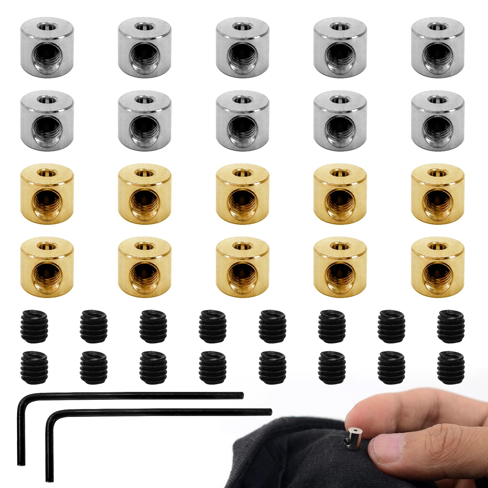 20 Pcs Pin BacksReplacement, Pin Keepers pin Locks, Locking Clasp pin Backs Replacement, Pin Backs Clasp Locking