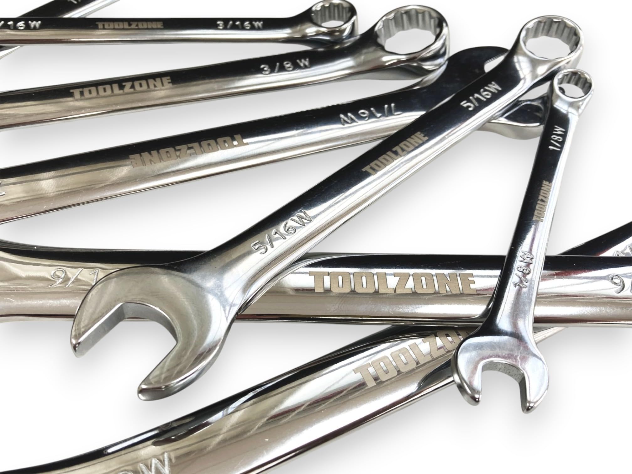 Amazon | 8pc WHITWORTH COMBINATION SPANNER SET by Toolzone