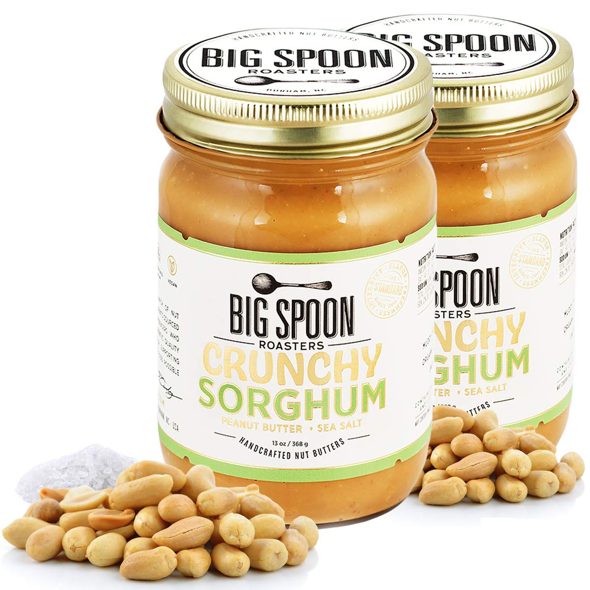 Big Spoon Roasters Peanut Butter with Jacobsen Sea Salt Low Sugar Peanut