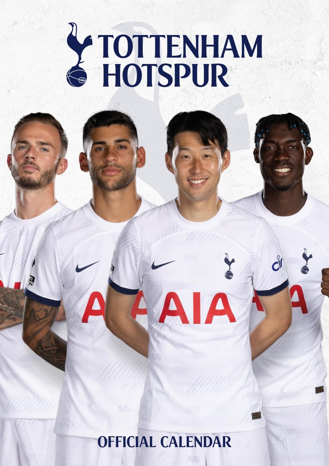 2025 Calendar Tottenham Hotspur FC Month to View A3 Football Calendar Official Product