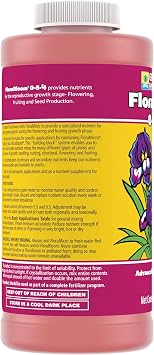 General Hydroponics GH1431 FloraBloom Fertlizer, 16-Ounce, Pink