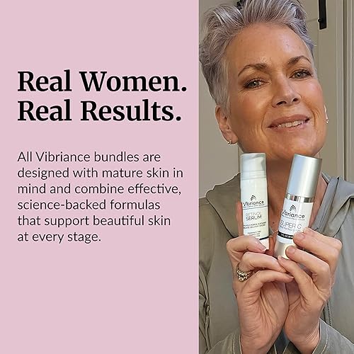 Miniatura 5 de Vibriance Dynamic Duo Skincare Bundle Suero de vitamina Super C, juego de cuidado de la piel con retinol Retinol nocturno y día que desafía la