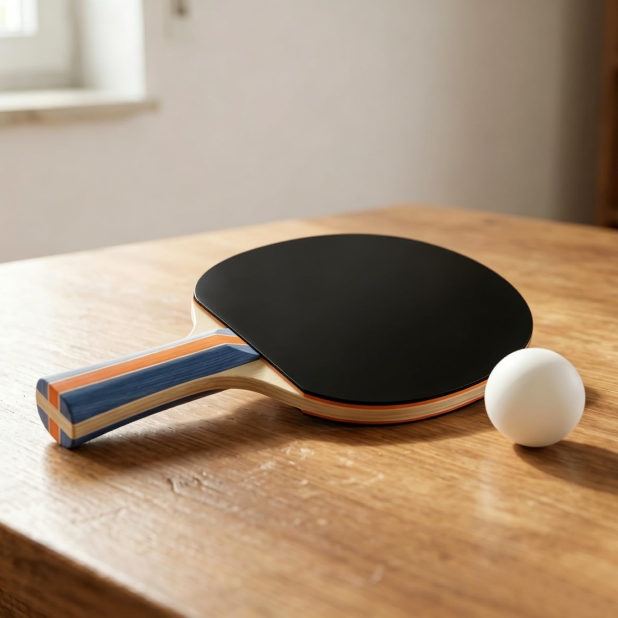 Set da ping pong con 4 racchette, 6 palline, rete estensibile da 175 cm e borsa per il trasporto, set di racchette da ping pong, per intrattenimento in famiglia e sport all'aria aperta