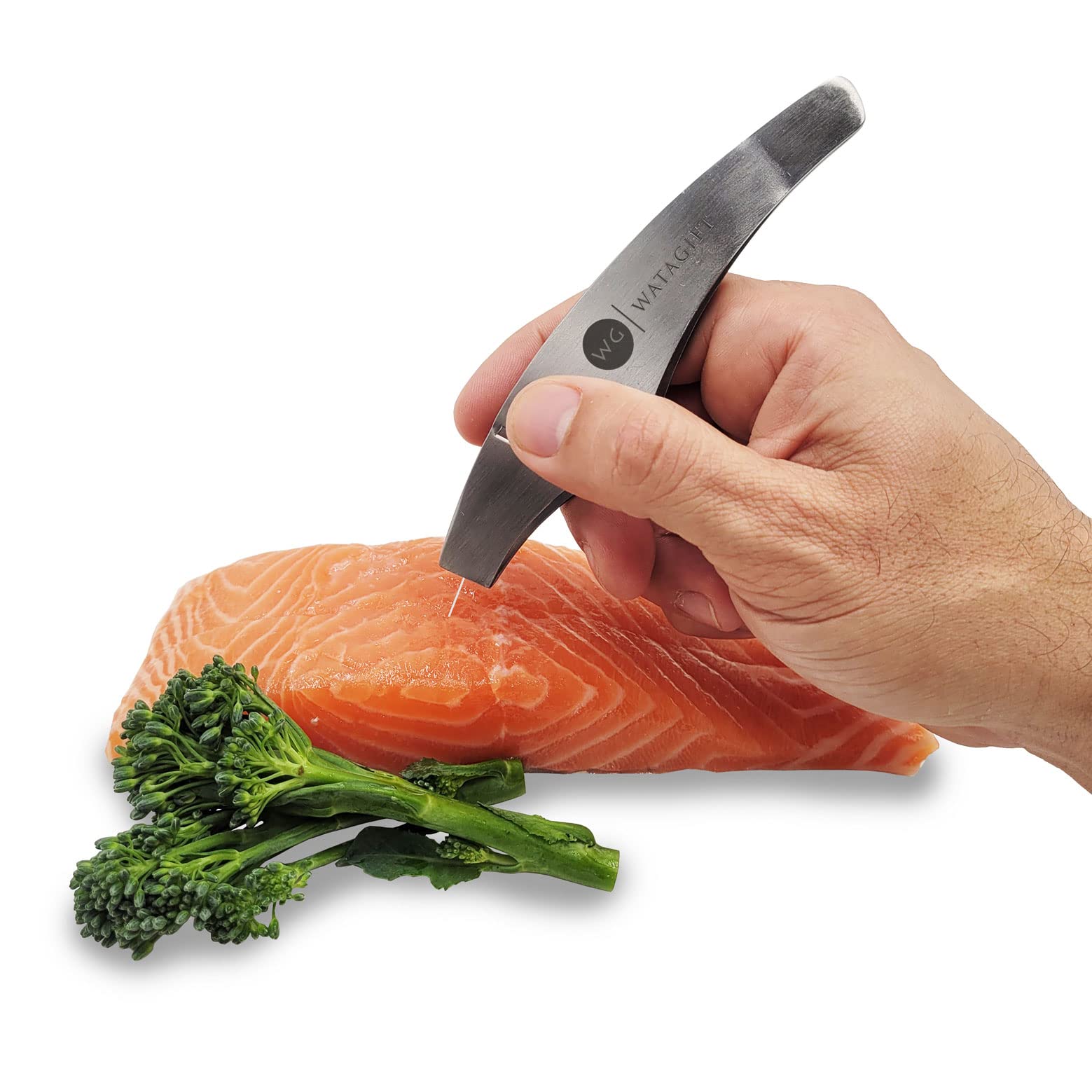 Pinces à Jambon Et Poisson En Inox ANDOV - Professionnelles Pour Tranches De Serrano, Désarêtage Et Présentation