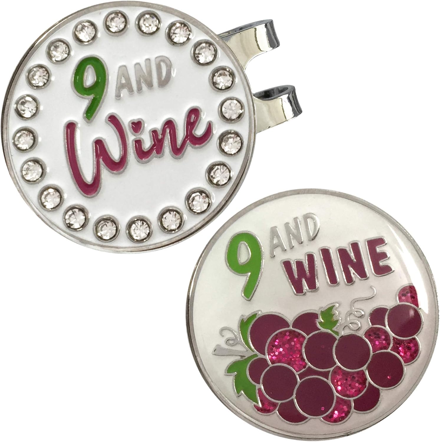 Ladies golf ball markers hat clips Clearance