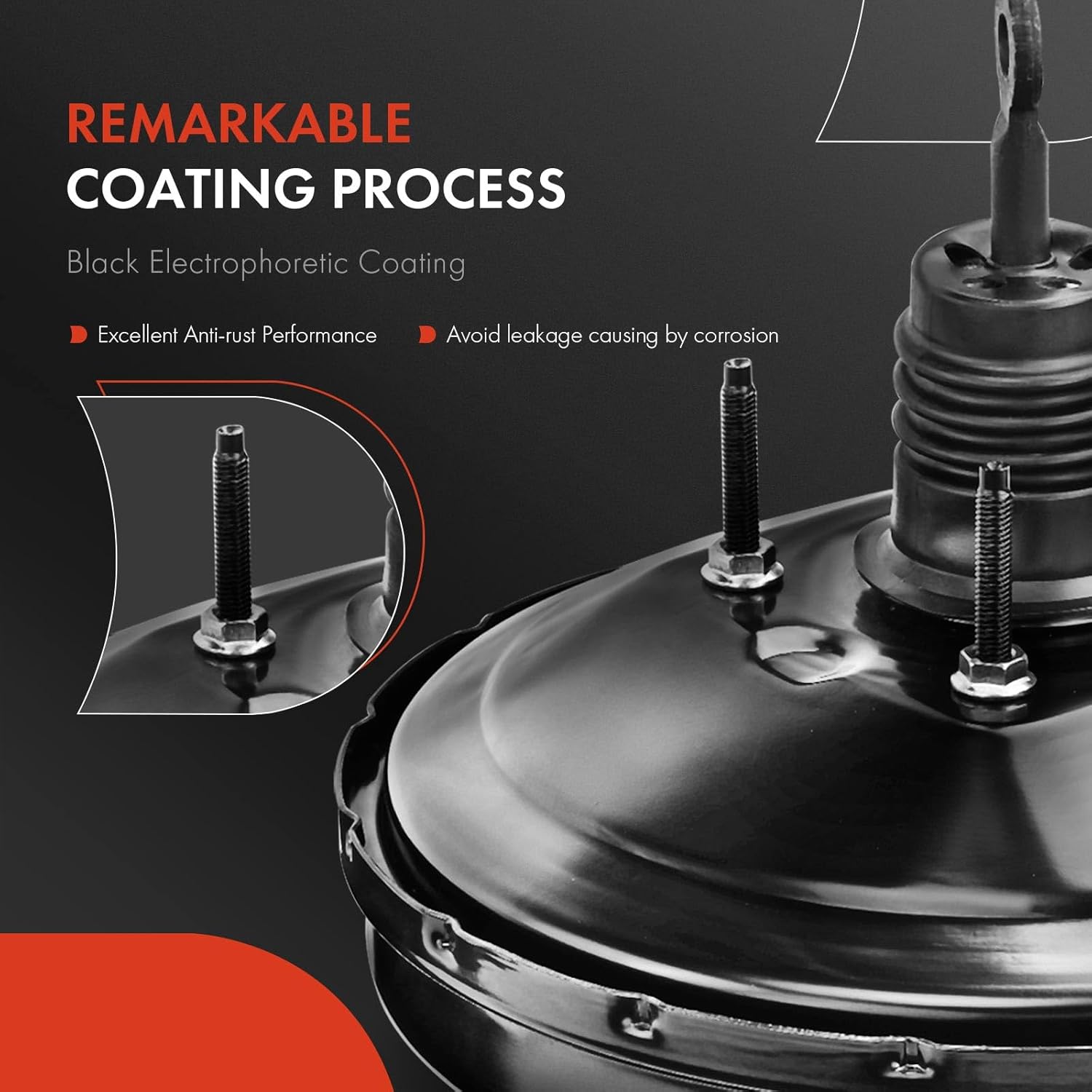 A-Premium Vacuum Power Brake Booster Compatible with Dodge Grand Caravan, Caravan & Chrysler Town & Country, Voyager, 2001-2007