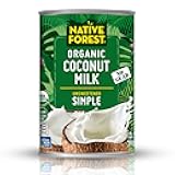 Native Forest Organic Coconut Milk Unsweetened - Coconut Milk Canned, Unsweetened Coconut Milk Organic, Simple - 13.5 Fl Oz (Pack of 6)