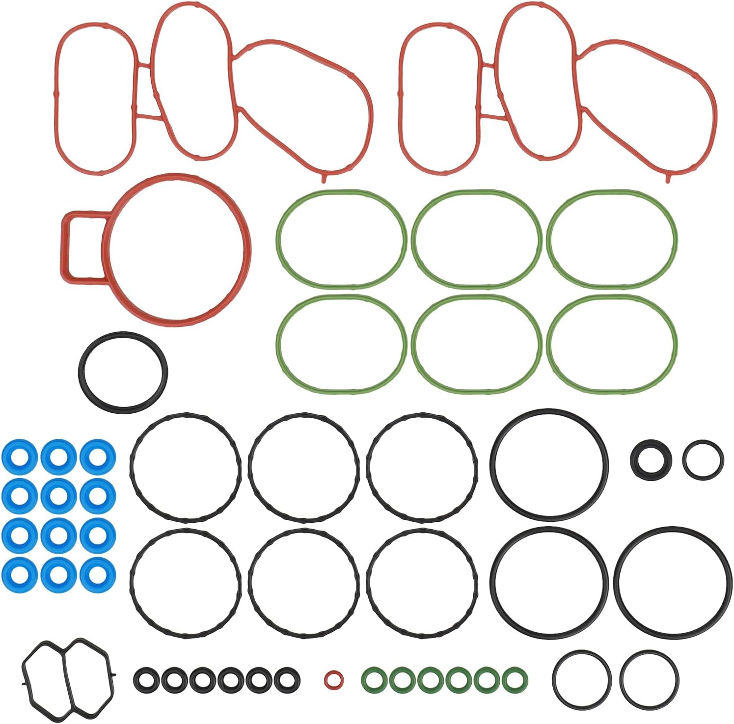 Cylinder Head Gasket Set with Head Bolts for 2004-2011 for Ford Explorer Ford Ranger Explorer Sport Trac 2005-2007 for Land Rover Lr3 2004-2009 for Mazda B4000 2004-2010 for Mercury Mountaineer