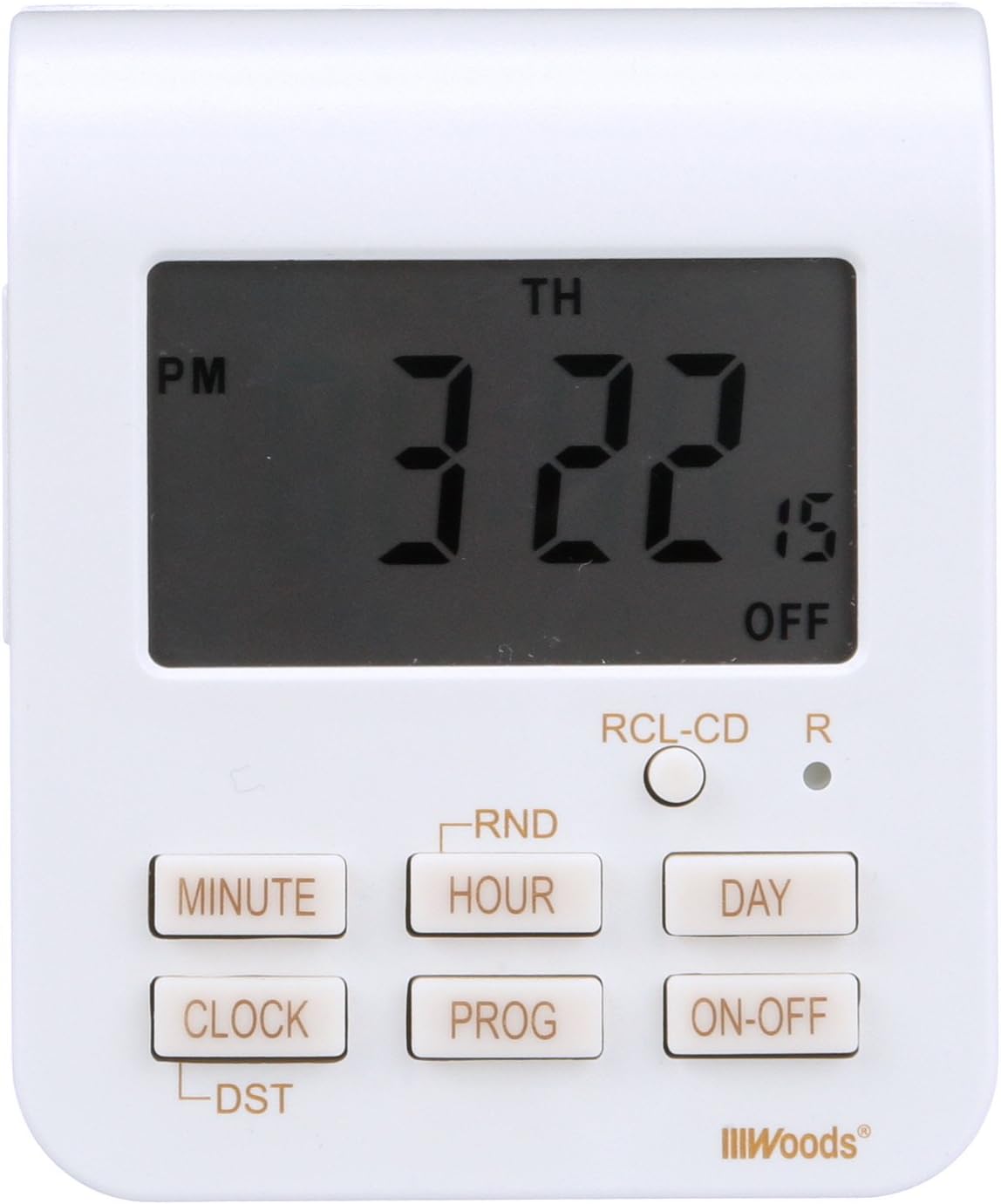 Coleman Cable 50009 7-Day Indoor Heavy Duty Digital Timer with 2-Outlets, White : Everything Else