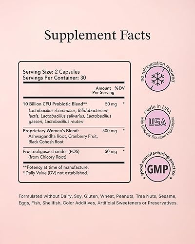 Miniatura 5 de Vitamina Bounty, Women's Pro-Daily, 10 mil millones CFUs por porción, 6 cepas, prebiótico y probiótico.