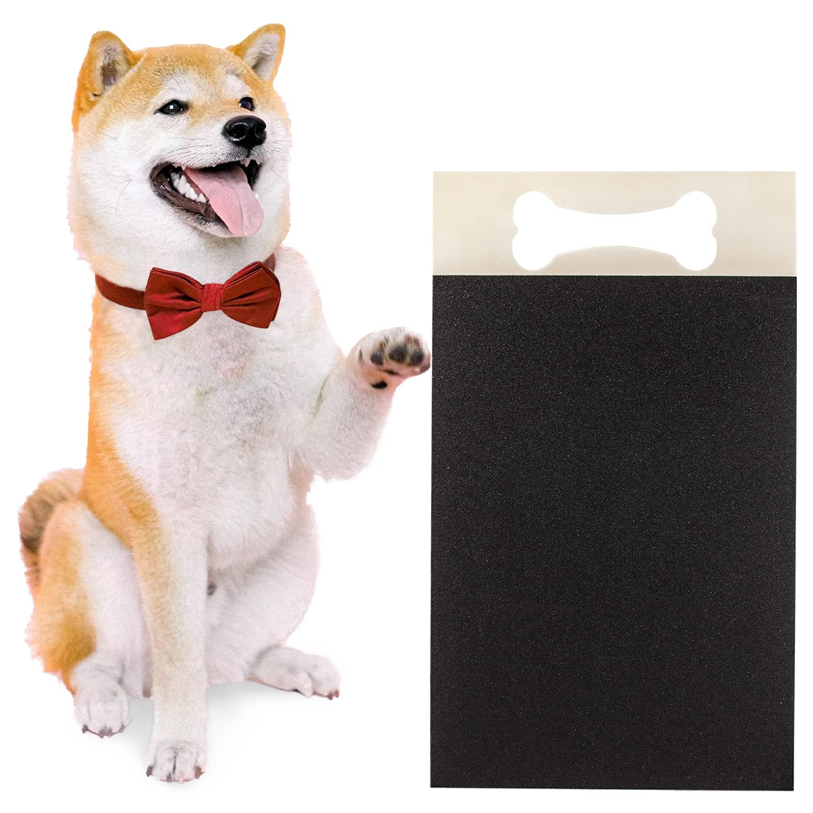 Dog Nail Scratch Board Made Wood，Scratch Square for Dogs can Provide More Fun Play time for You and Your Dog， Suitable for All Kinds of Small and Medium-Sized Dogs and Cats