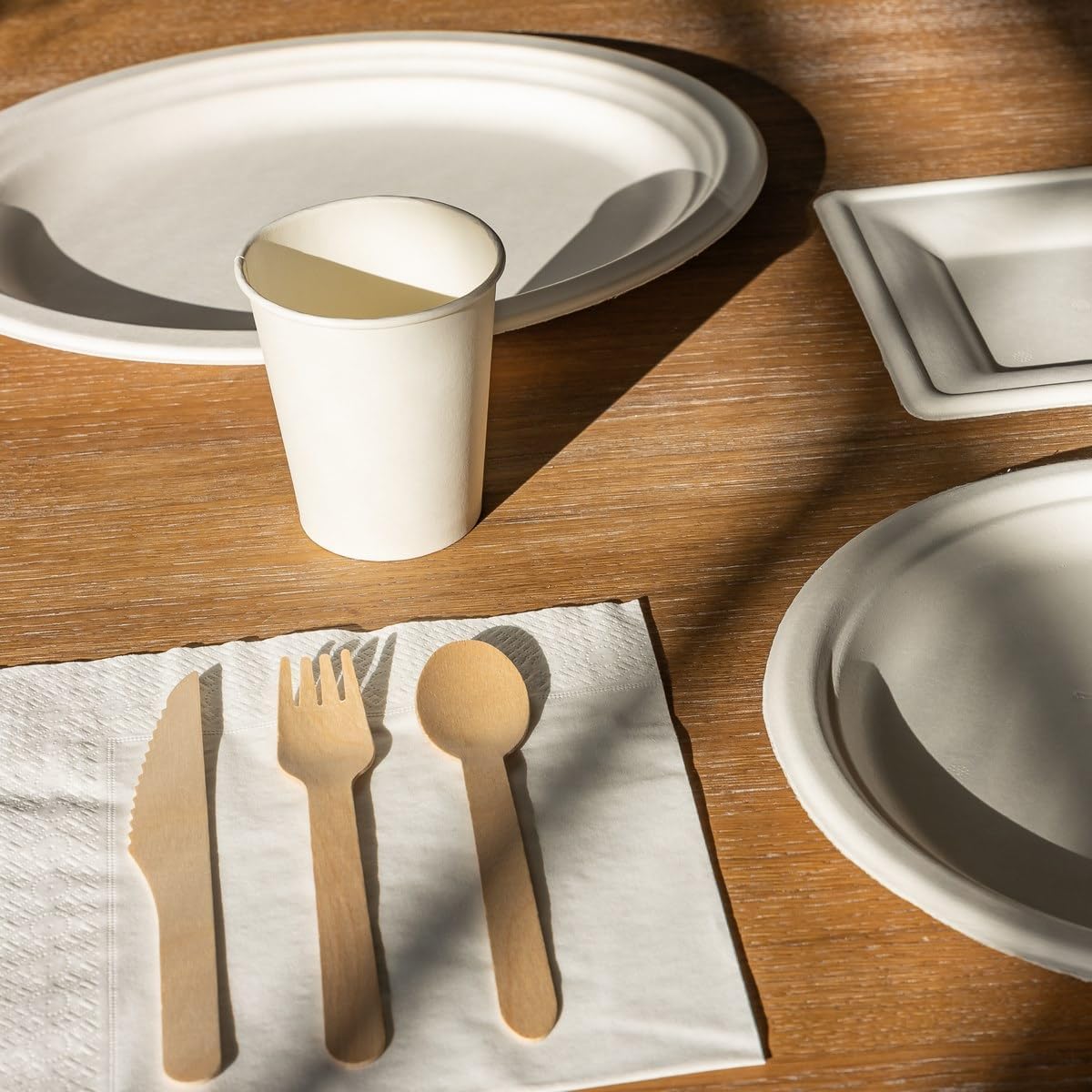 BEST PRODUCTS 400 vasos desechables café 250cc de cartón antifugas, biodegradables, compostables, reciclables, para café, agua, infusiones, bebidas frías y calientes para fiestas y eventos.