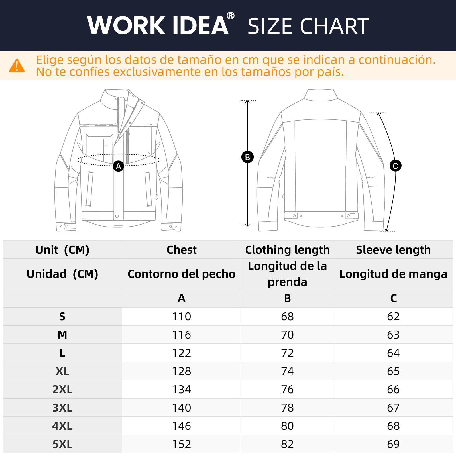 WORK IDEA Chaqueta de trabajo elástica de corte ajustado para hombre: estratégicamente reforzada, elegancia profesional con comodidad moderna