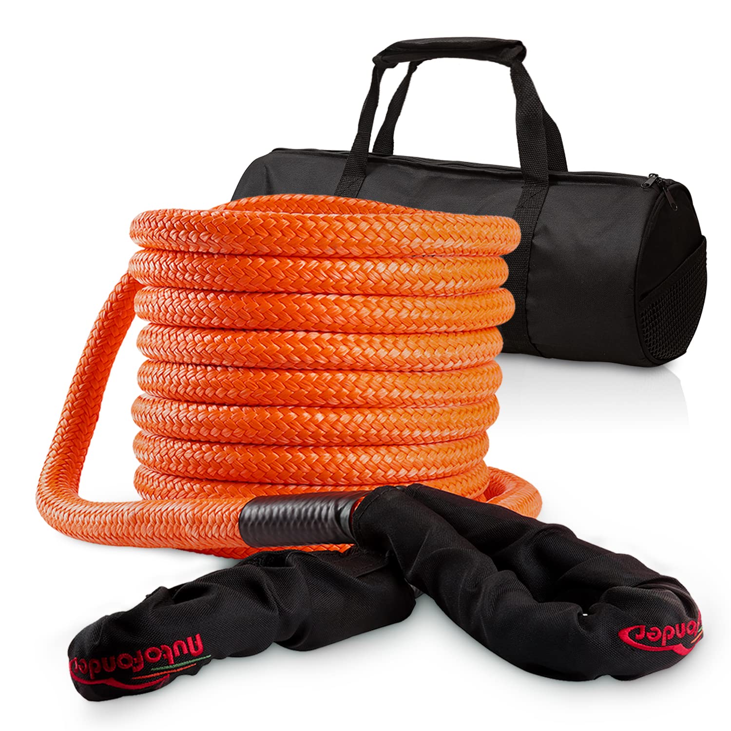 Recovery Tow Strap Heavy Duty with Hooks 7/8" X 30' Towing