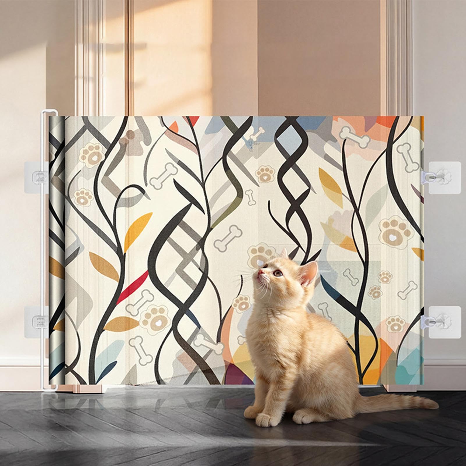 Cancello per scale per animali domestici Barriera di sicurezza per cuccioli