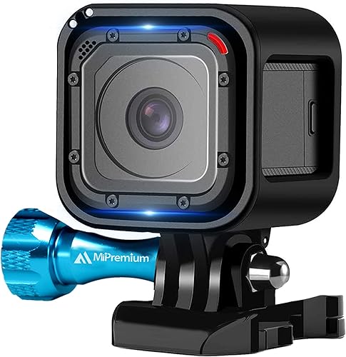 MiPremium Carcasa de montaje en marco para GoPro Hero Session 4 y 5 Skeleton Cover Shell Kit de accesorios con tornillo de aluminio y hebilla de