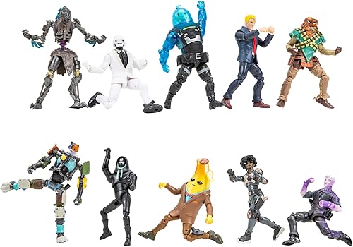Miniatura 2 de FORTNITE Capítulo 2 Battle Royale - Diez figuras articuladas de 4 pulgadas en embalaje dinámico con códigos para artículos virtuales de bonificación