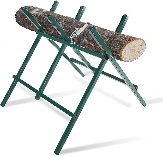 ANDGOAL Log Saw Horse Foldable Sawhorse Sawbuck for