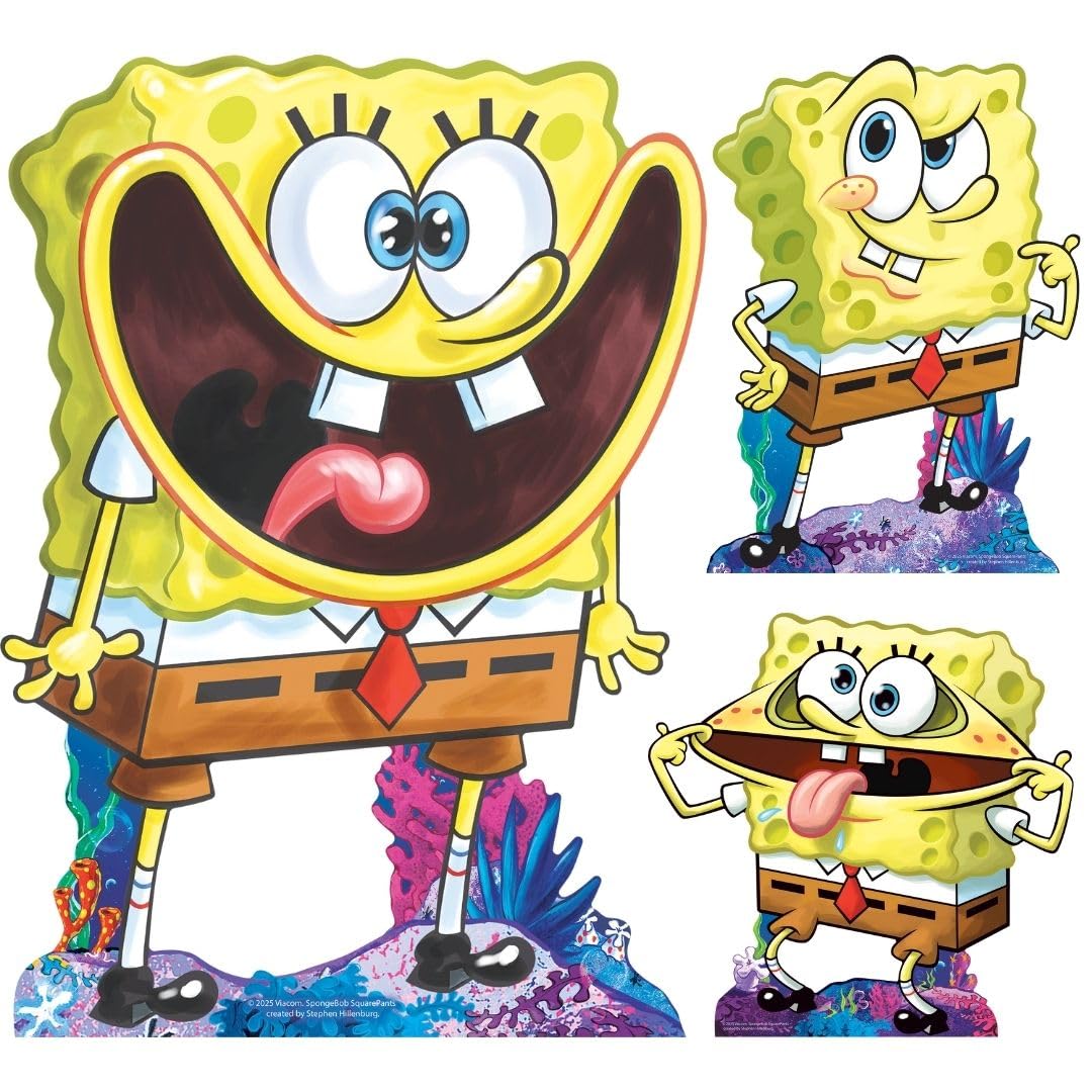 Star Cutouts Spongebob Multi Sc4812 Spongebob Squarepants Multi Pack Cardboard Cutouts (63Cm) – Official Spongebob Party Decorations For Kids Birthdays & Fan Displays