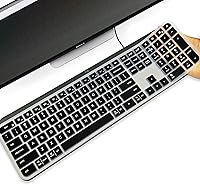 Vista 1 de Protector de teclado de silicona ultra fino de alta calidad, compatible con Logitech Craft, teclado inalámbrico ergonómico Logitech MX, diseño