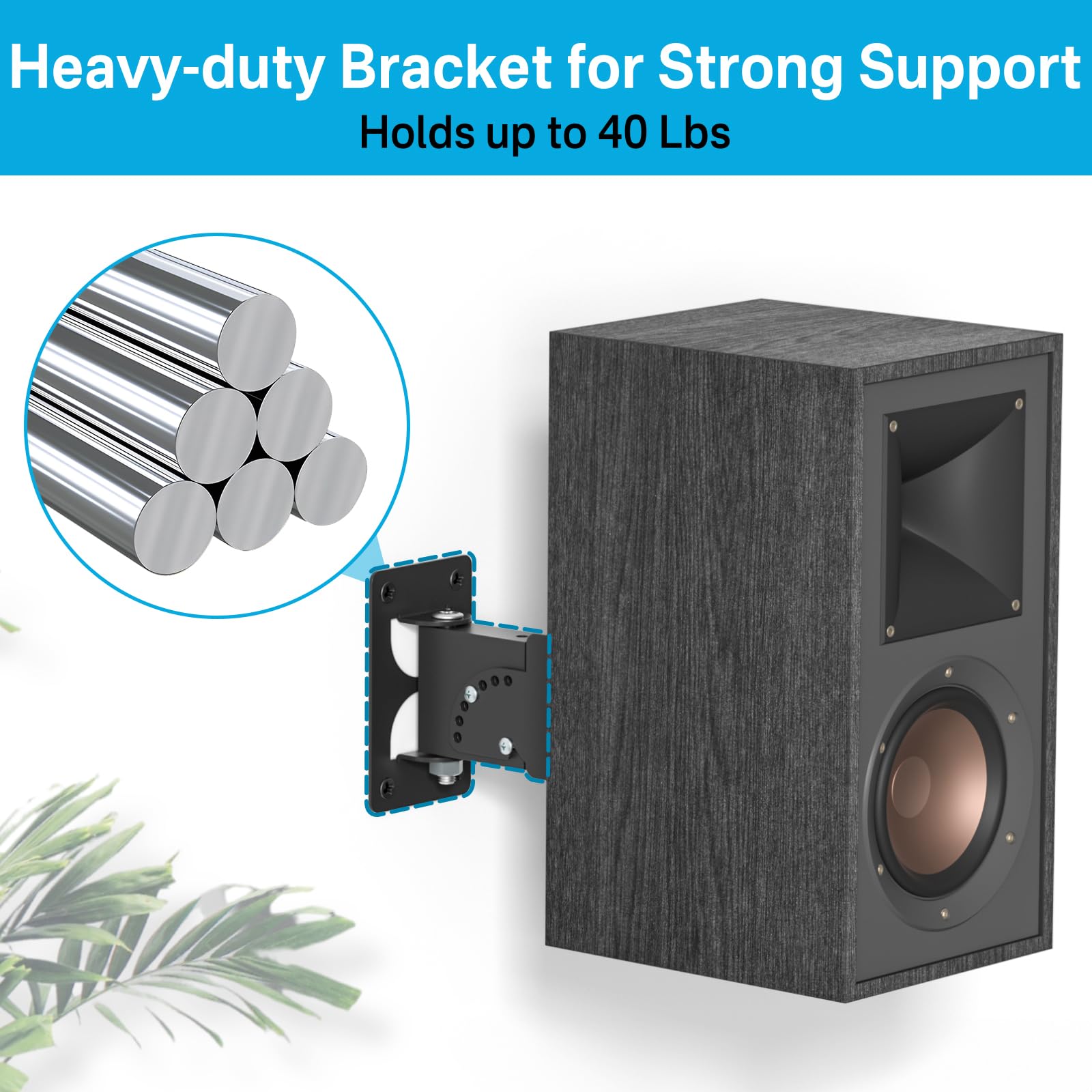 Metal Speaker Mount For R 40m Hdt 600 Klipsch Bookshelf